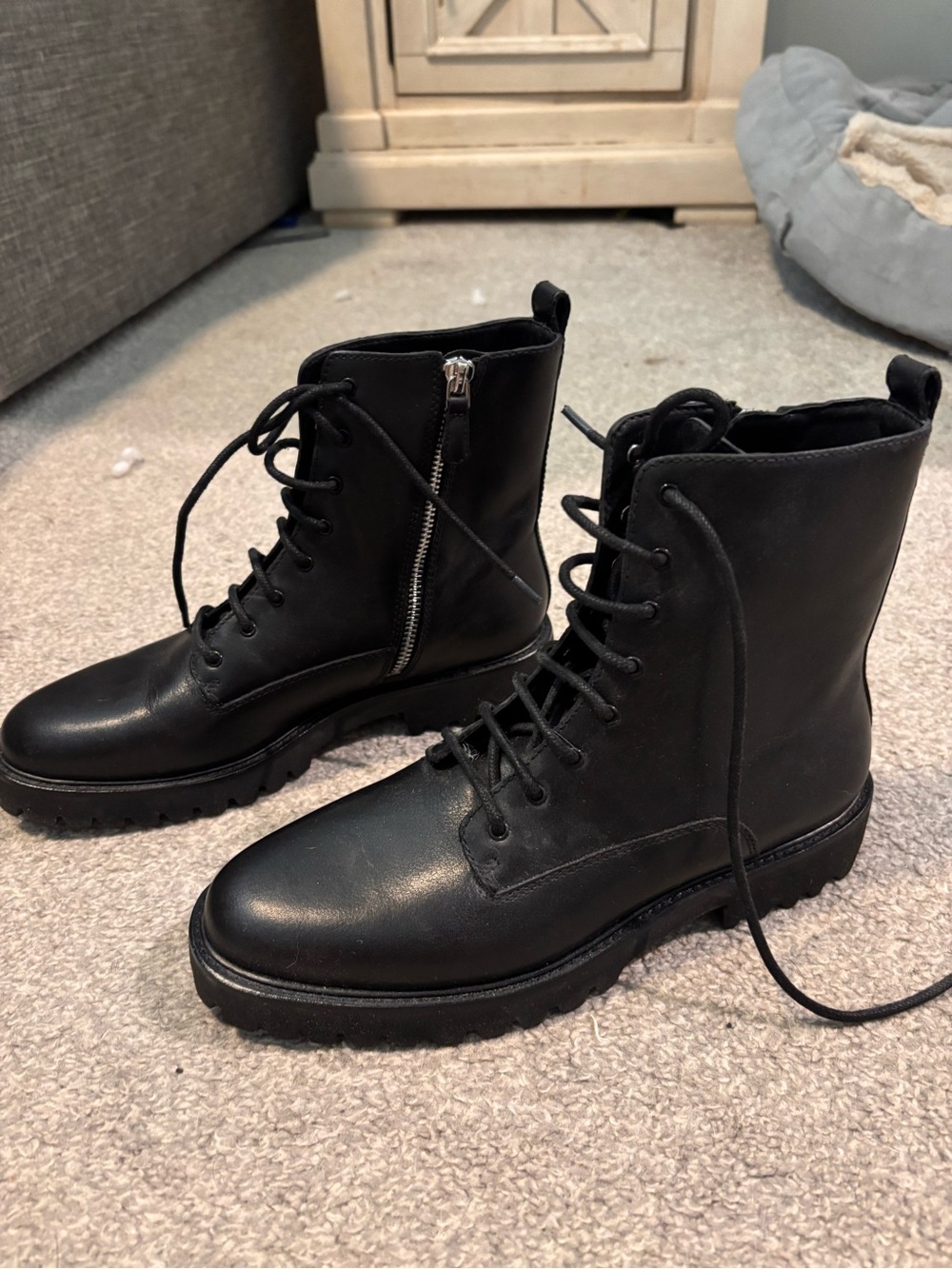 Banana Republic Black Lug Sole Boot - Chunky Tread